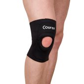 Cosfer CSF9853-S Neoprene Open-Patella Knee Sleeve (S)